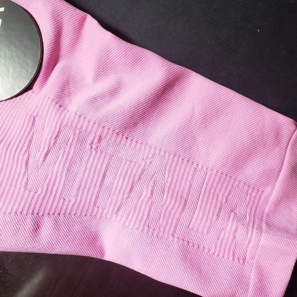 Vita LA Hot Pink High Waisted Stretch Biker Shorts - Picture 4 of 7